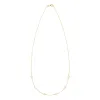 Personalized Classic 6 Birthstone Necklace in 14k Gold sold by Haverhill