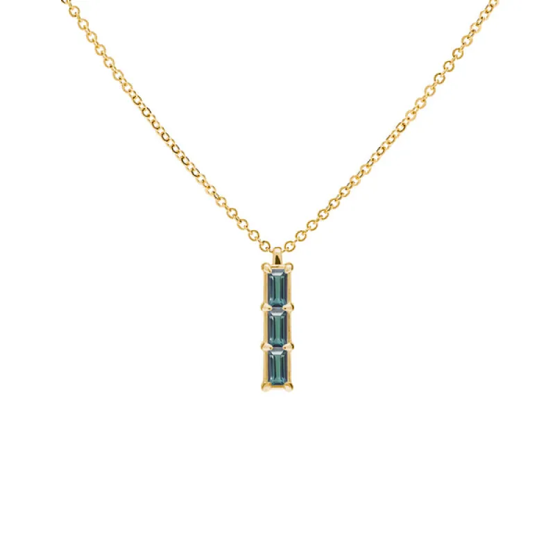 Personalized Providence 3 Birthstone Pendant in 14k Gold sold by Haverhill