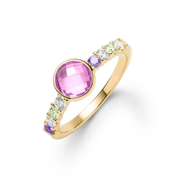 Personalized Rosecliff Grand Ring in 14k Gold sold by Haverhill