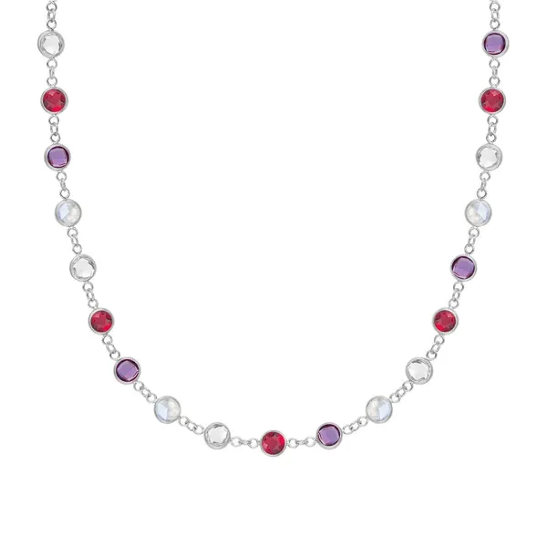 Personalized Newport Birthstone Necklace in 14k Gold sold by Haverhill