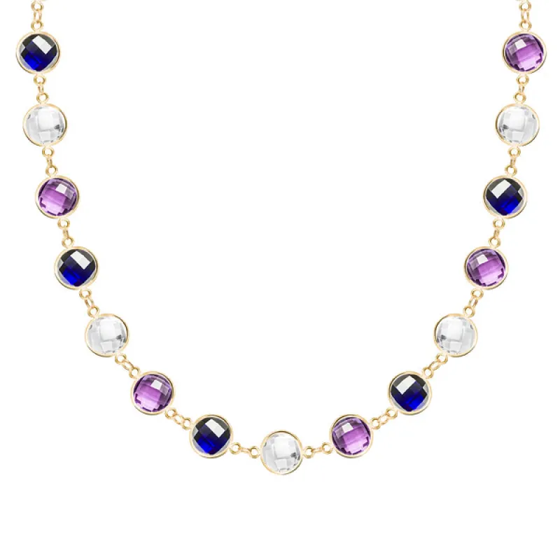 Personalized Newport Grand Necklace in 14k Gold sold by Haverhill