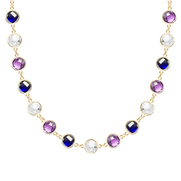 Personalized Newport Grand Necklace in 14k Gold sold by Haverhill