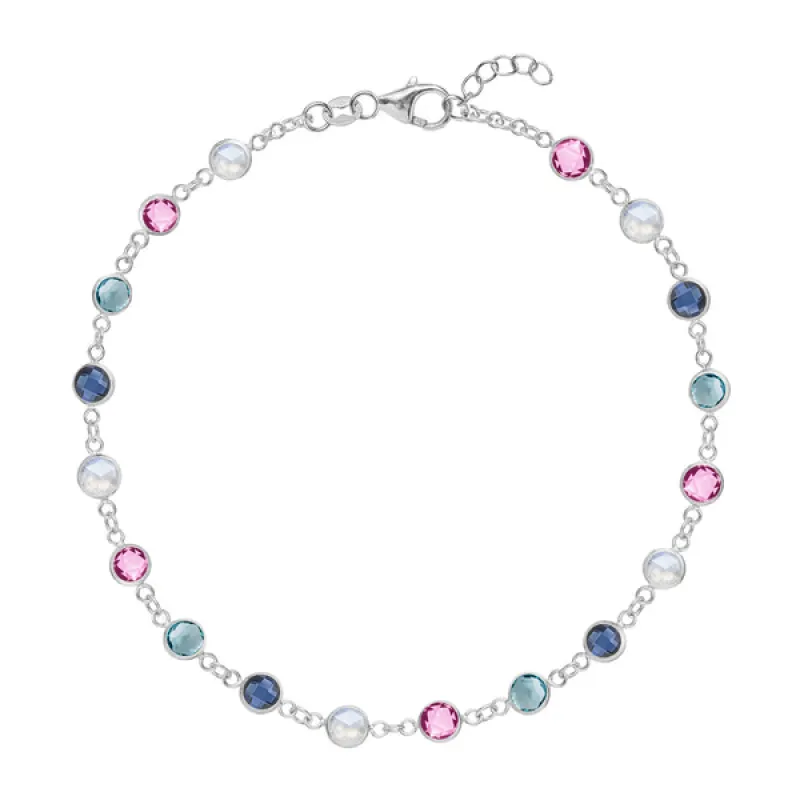 Personalized Newport Birthstone Bracelet in 14k Gold sold by Haverhill