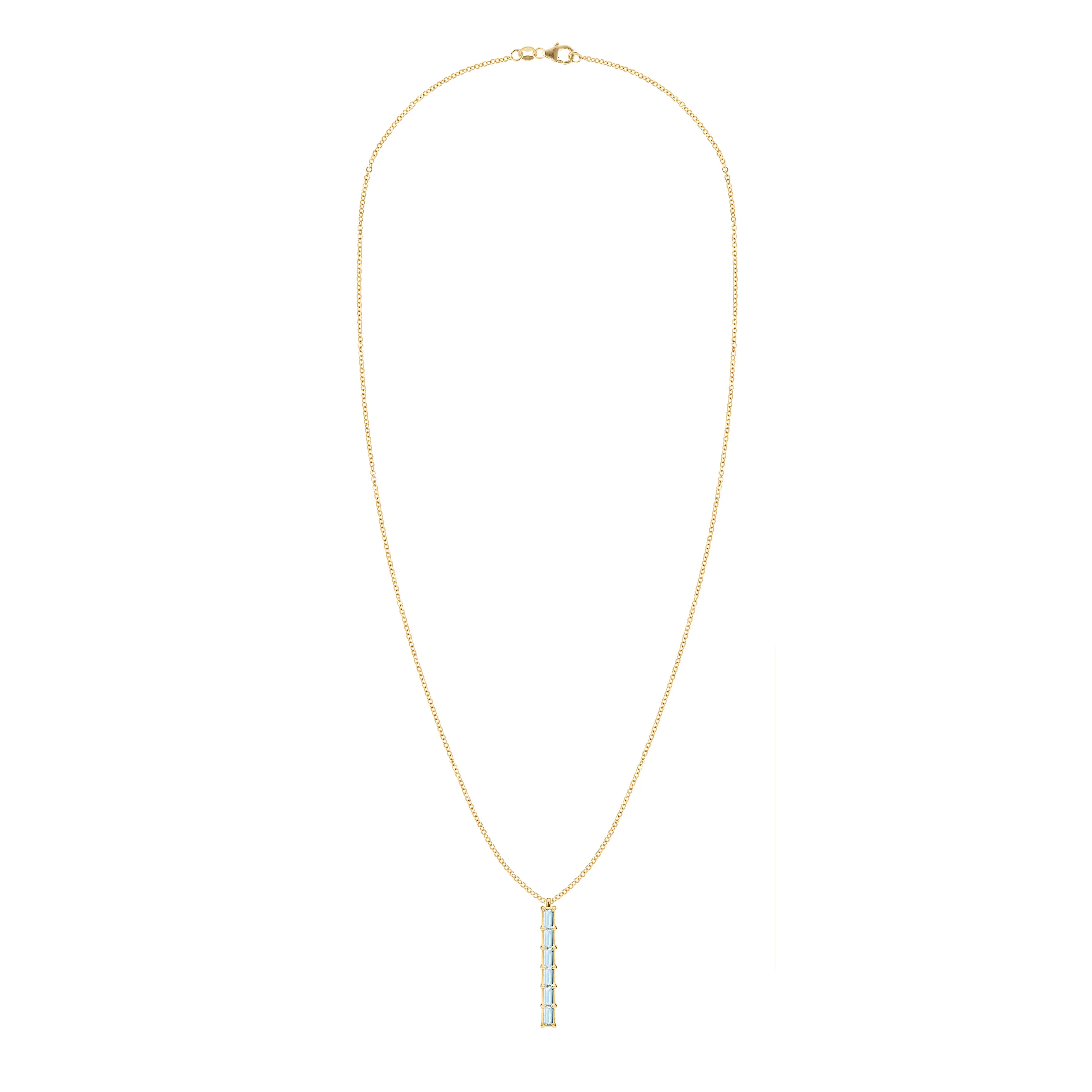 Providence 6 Nantucket Blue Topaz Pendant in 14k Gold (December) sold by Haverhill product image thumbnail 5