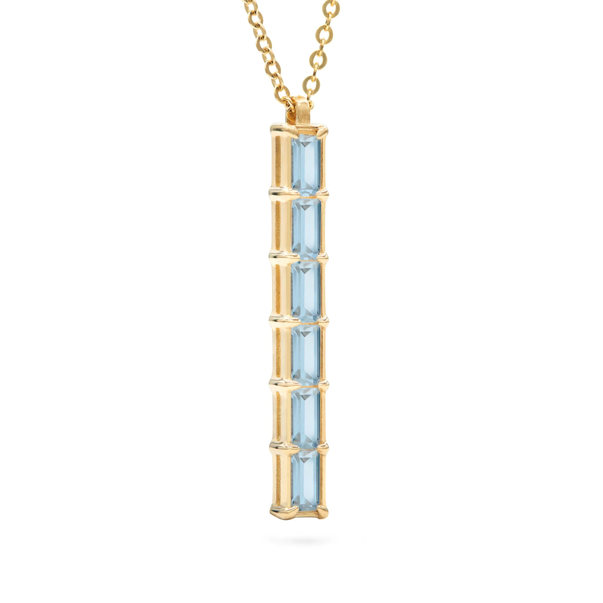 Providence 6 Nantucket Blue Topaz Pendant in 14k Gold (December) sold by Haverhill product image thumbnail 4
