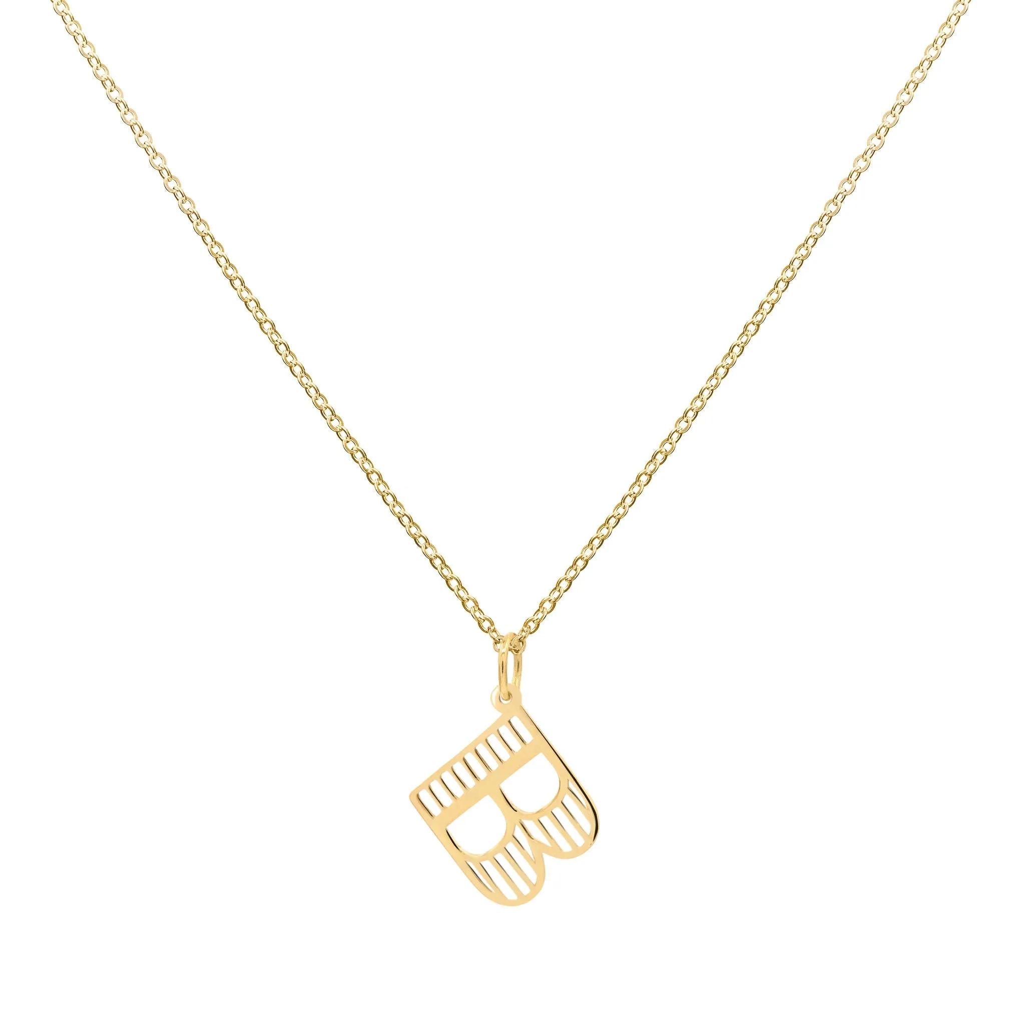 Essex Letter B Pendant in 14k Gold sold by Haverhill product image thumbnail 4