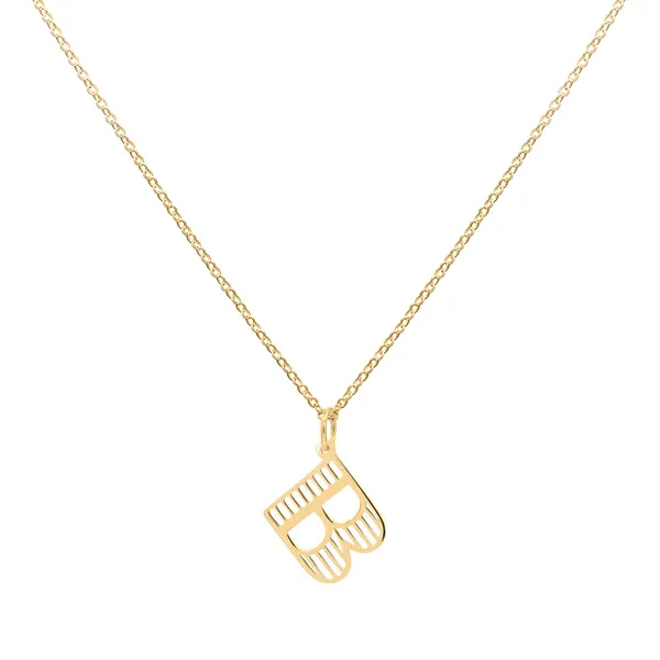Essex Letter B Pendant in 14k Gold sold by Haverhill