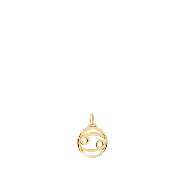 Personalized Zodiac Pendant in 14k Gold sold by Haverhill