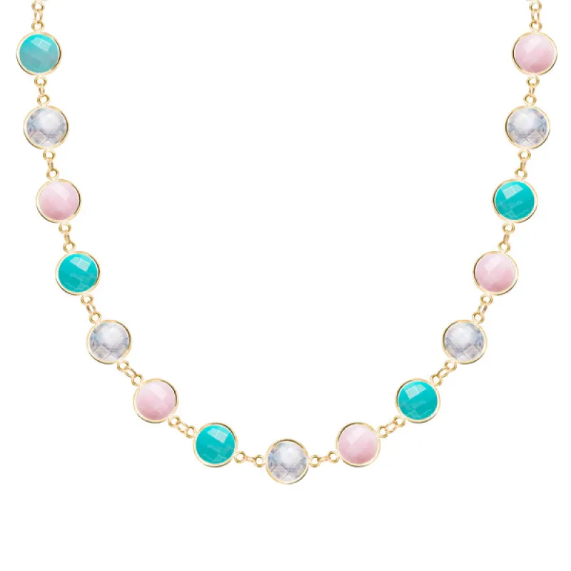 Personalized Newport Grand Necklace in 14k Gold sold by Haverhill