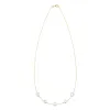 Personalized Grand 5 Birthstone Necklace in 14k Gold sold by Haverhill