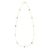 Personalized Bayberry Birthstone Cross Necklace in 14k Gold sold by Haverhill