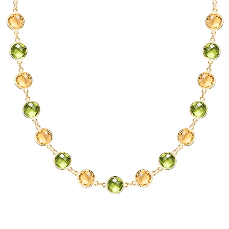 Personalized Newport Grand Necklace in 14k Gold sold by Haverhill