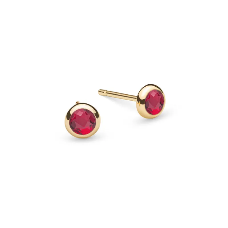 Classic Birthstone Stud Earrings in 14k Gold sold by Haverhill