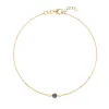 Personalized Classic 1 Birthstone Bracelet in 14k Gold sold by Haverhill