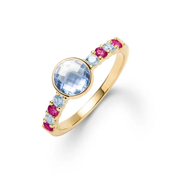 Personalized Rosecliff Grand Ring in 14k Gold sold by Haverhill