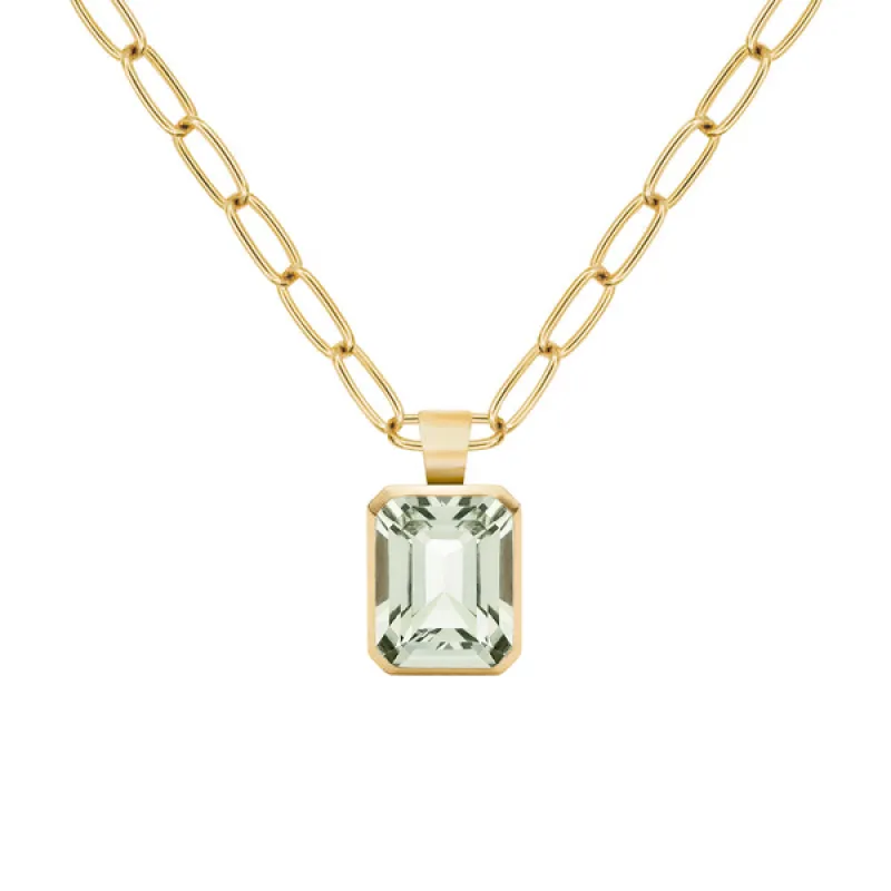 Personalized Warren Birthstone Pendant in 14k Gold sold by Haverhill