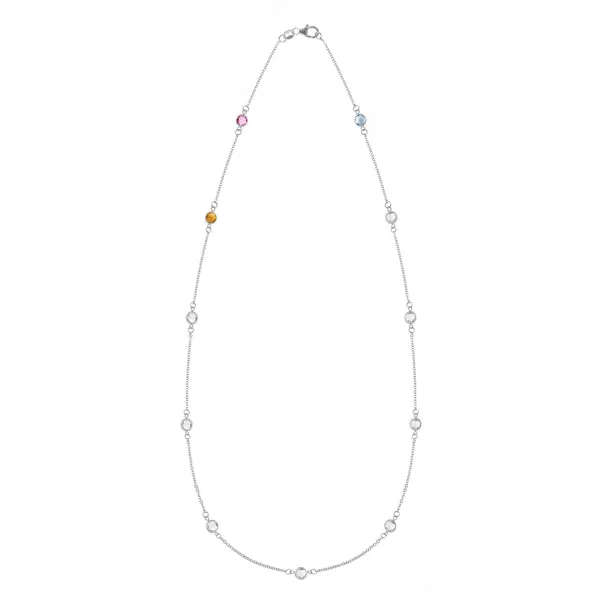 Personalized Bayberry 11 Birthstone Necklace in 14k Gold sold by Haverhill