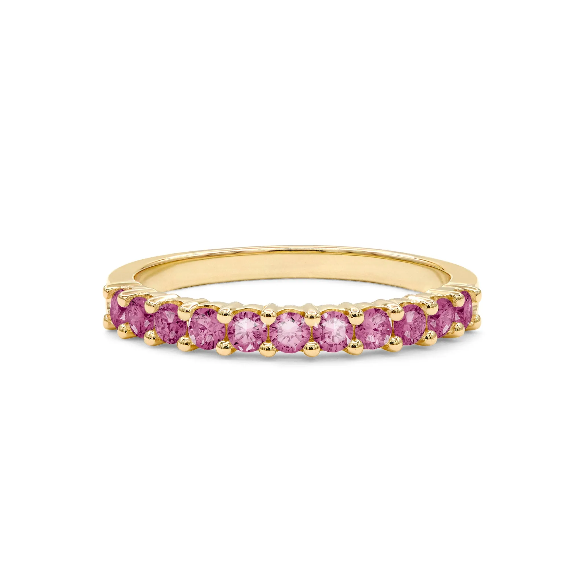 Rosecliff Pink Tourmaline Stackable Ring in 14k Yellow Gold sold by Haverhill product image thumbnail 5