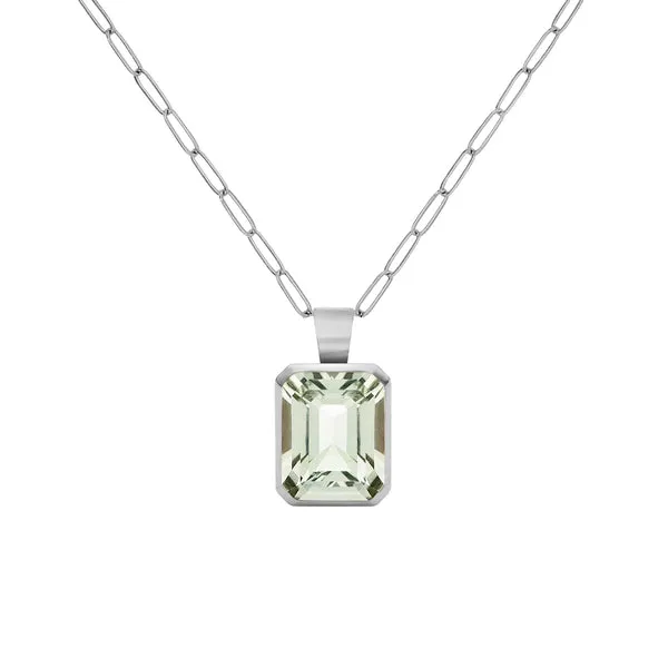 Warren Green Amethyst Pendant in 14k Gold (February) sold by Haverhill