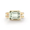 Personalized Warren Horizontal Birthstone Ring in 14k Gold sold by Haverhill