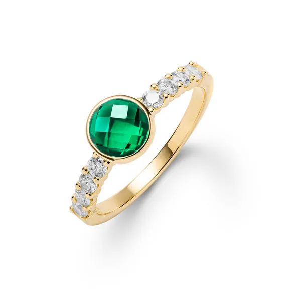 Personalized Rosecliff Grand Ring in 14k Gold sold by Haverhill