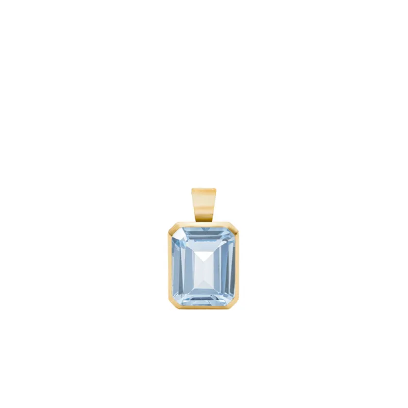 Personalized Warren Birthstone Pendant in 14k Gold sold by Haverhill