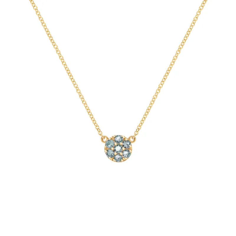 Rosecliff Alexandrite Mini Necklace in Solid 14k Gold (June) sold by Haverhill