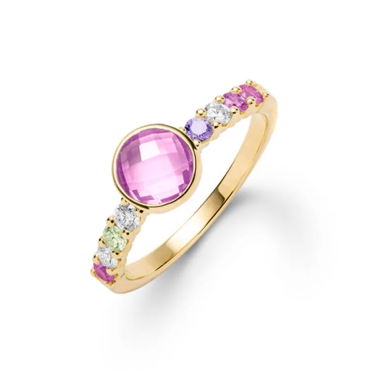 Personalized Rosecliff Grand Ring in 14k Gold sold by Haverhill