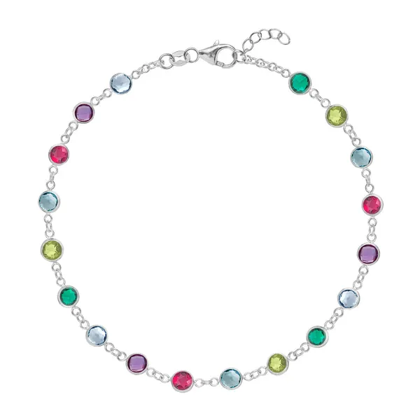 Personalized Newport Birthstone Bracelet in 14k Gold sold by Haverhill