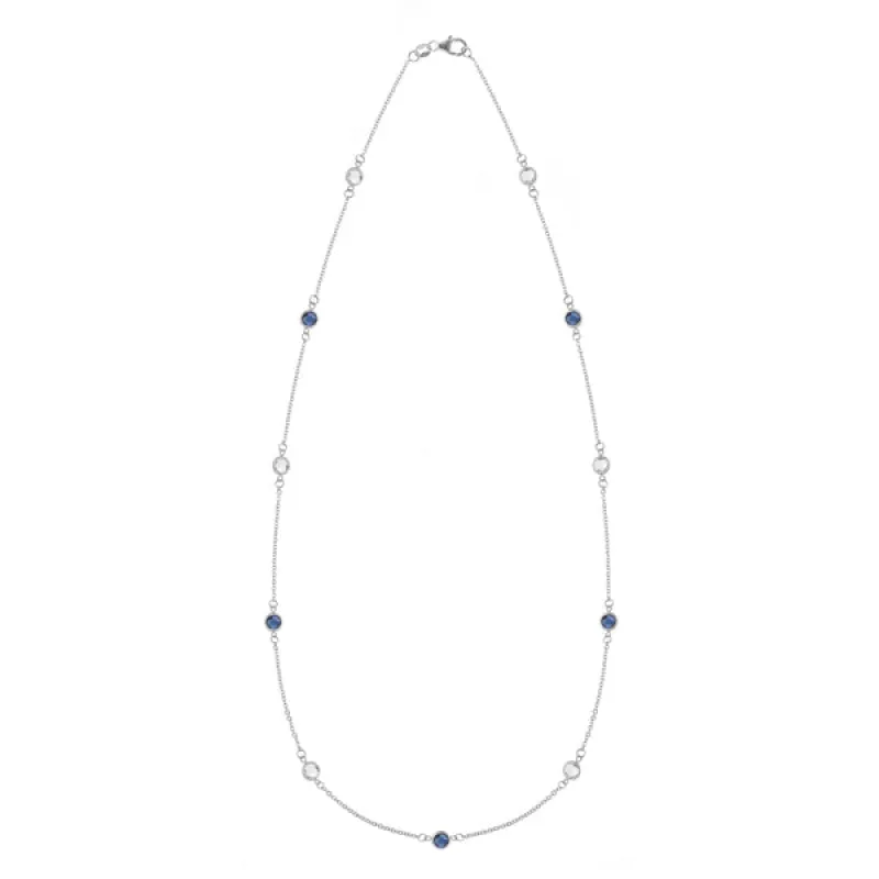 Personalized Bayberry 11 Birthstone Necklace in 14k Gold sold by Haverhill