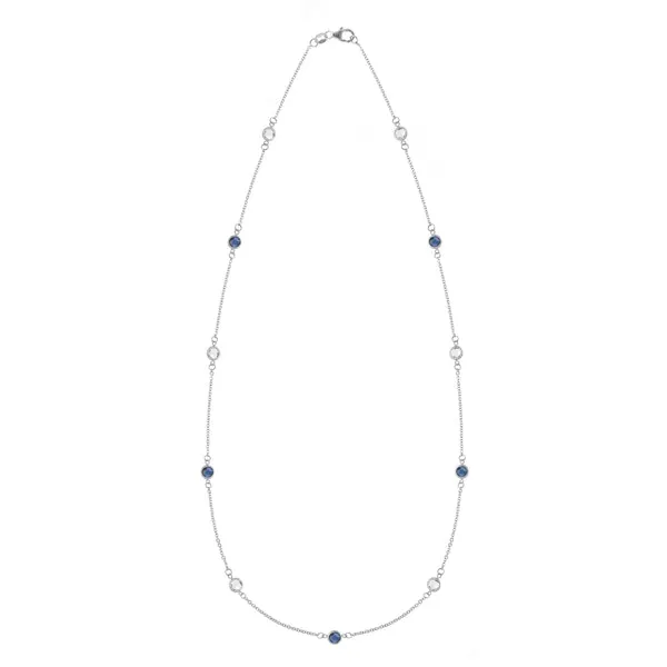 Personalized Bayberry 11 Birthstone Necklace in 14k Gold sold by Haverhill