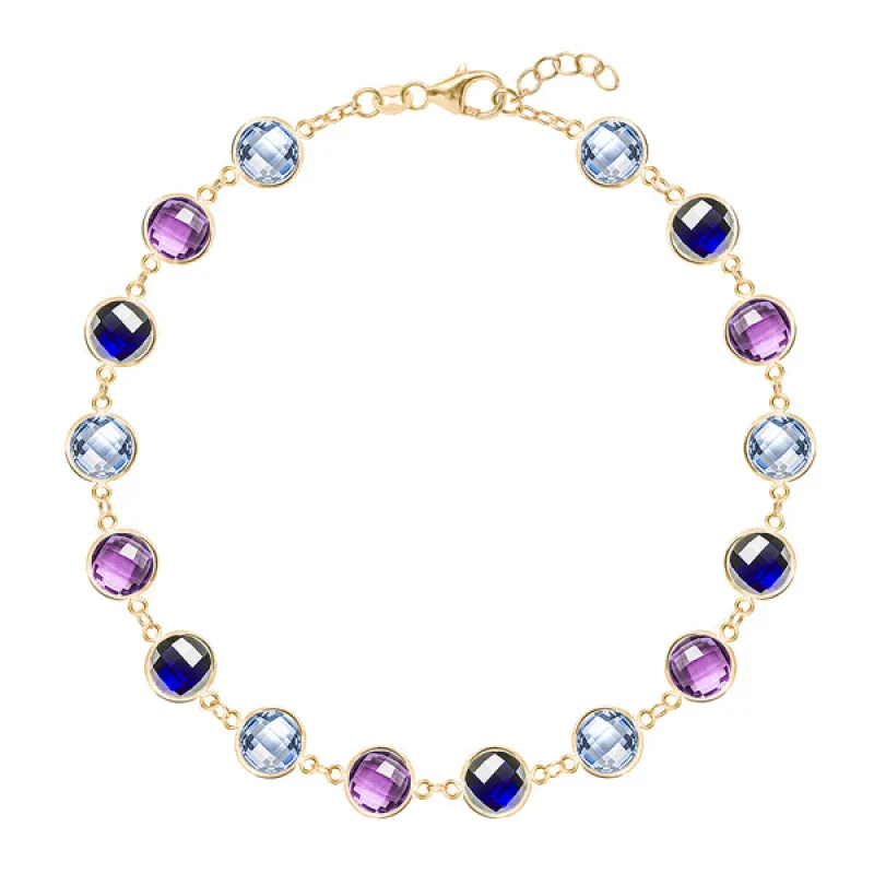 Personalized Newport Grand Bracelet in 14k Gold sold by Haverhill