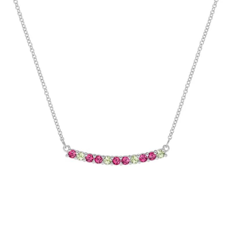 Personalized Rosecliff Bar Necklace in 14k Gold sold by Haverhill