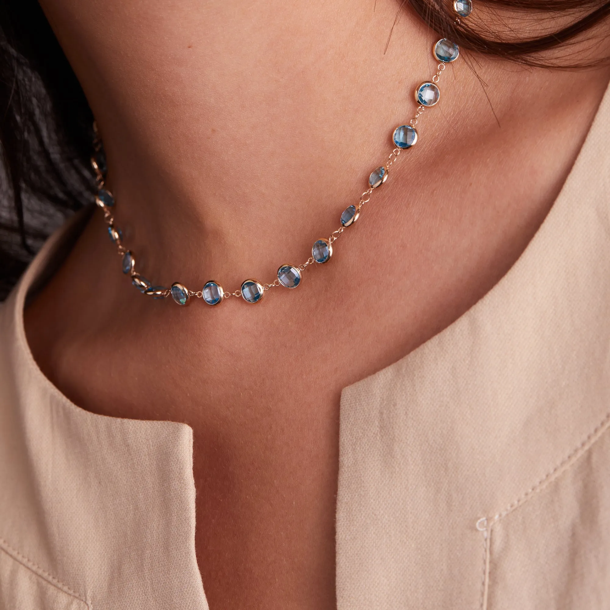 Personalized Newport Grand Necklace in 14k Gold sold by Haverhill product image thumbnail 3