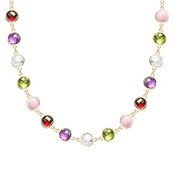 Personalized Newport Grand Necklace in 14k Gold sold by Haverhill