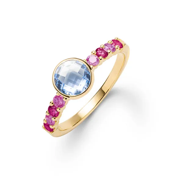 Personalized Rosecliff Grand Ring in 14k Gold sold by Haverhill