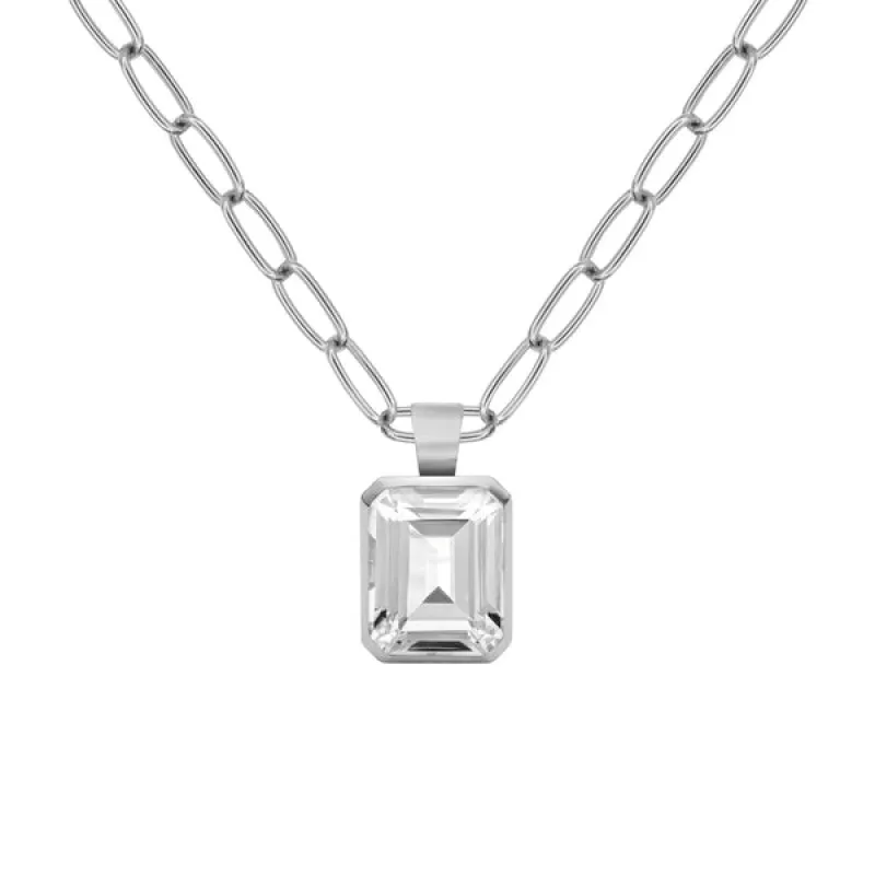 Warren White Topaz Pendant in 14k Gold (April) sold by Haverhill