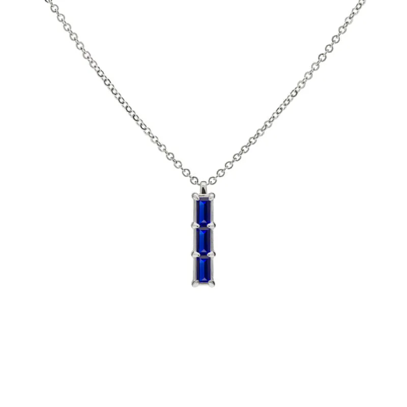 Personalized Providence 3 Birthstone Pendant in 14k Gold sold by Haverhill