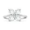 Personalized Greenwich 4 Birthstone & Diamond Ring in 14k Gold sold by Haverhill