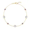 Personalized Bayberry Grand & Classic 7 Stone Bracelet in 14k Gold sold by Haverhill
