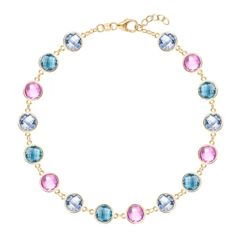 Personalized Newport Grand Bracelet in 14k Gold sold by Haverhill