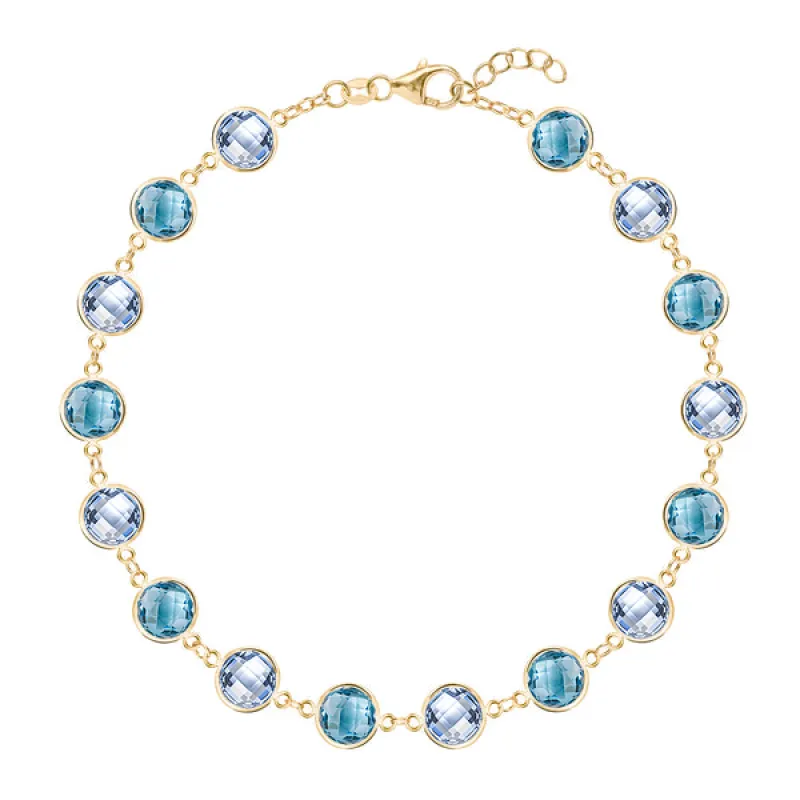 Personalized Newport Grand Bracelet in 14k Gold sold by Haverhill