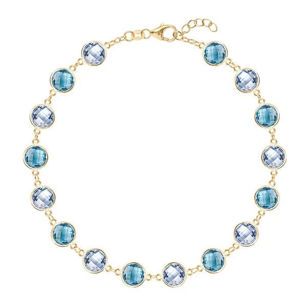 Personalized Newport Grand Bracelet in 14k Gold sold by Haverhill