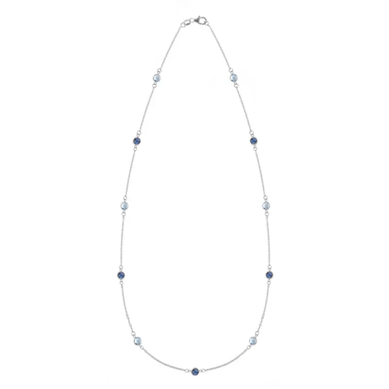 Personalized Bayberry 11 Birthstone Necklace in 14k Gold sold by Haverhill