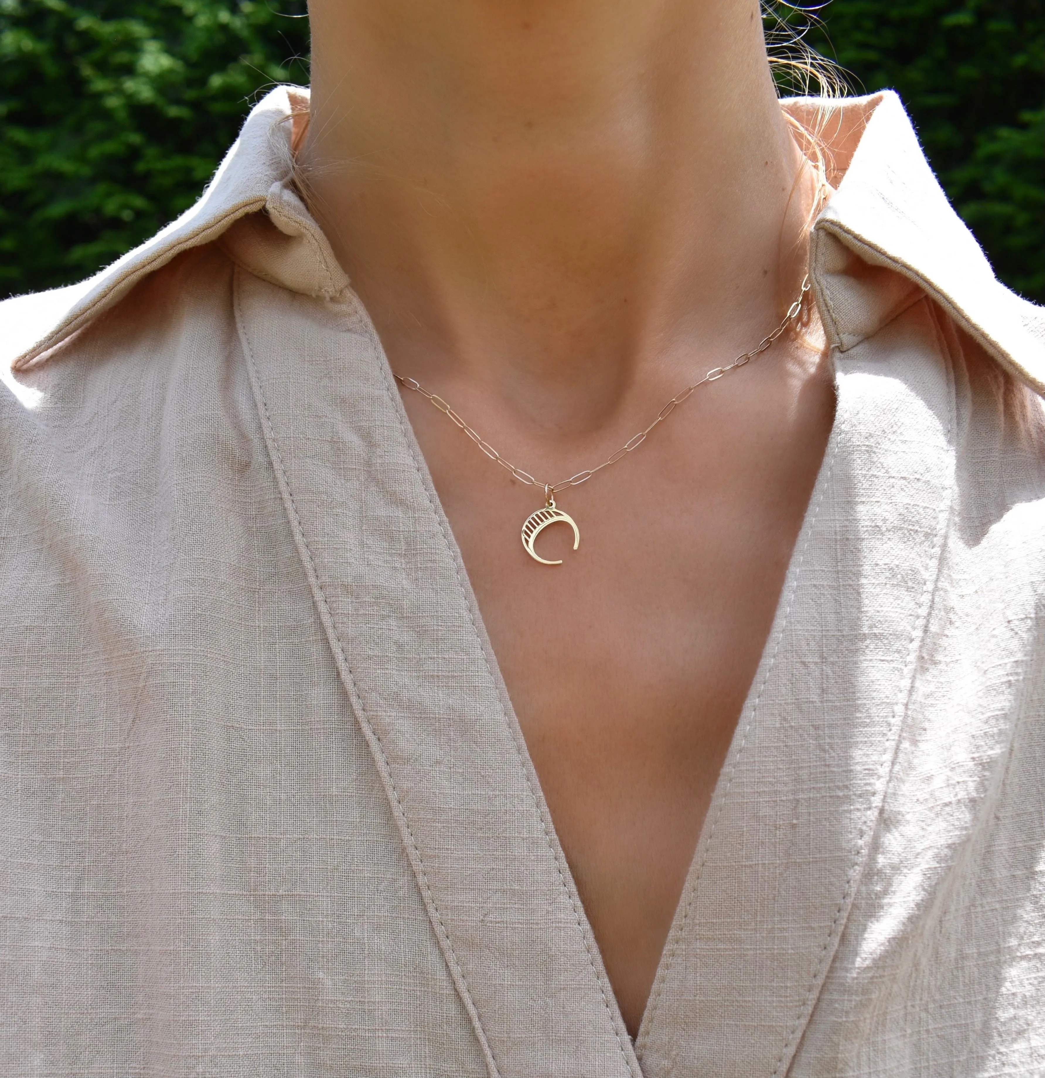 Essex Letter C Pendant in 14k Gold sold by Haverhill product image thumbnail 2