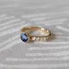 Rosecliff Grand Sapphire Ring in 14k Gold (September) sold by Haverhill
