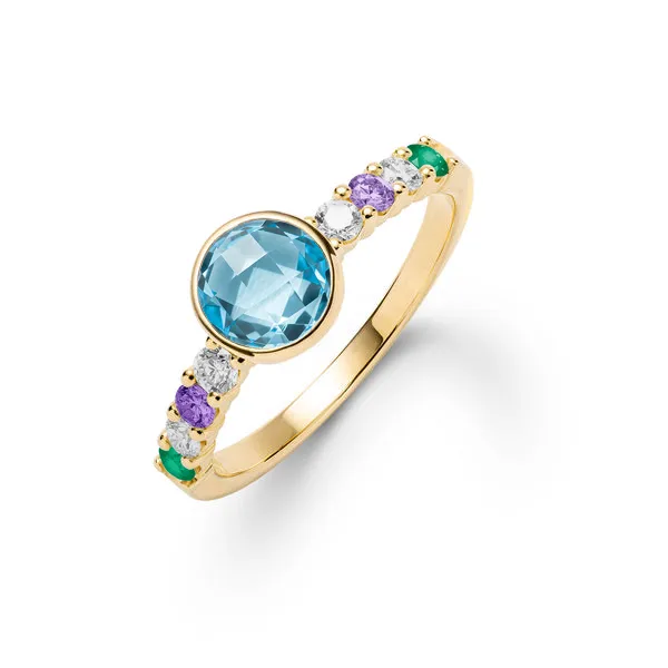 Personalized Rosecliff Grand Ring in 14k Gold sold by Haverhill