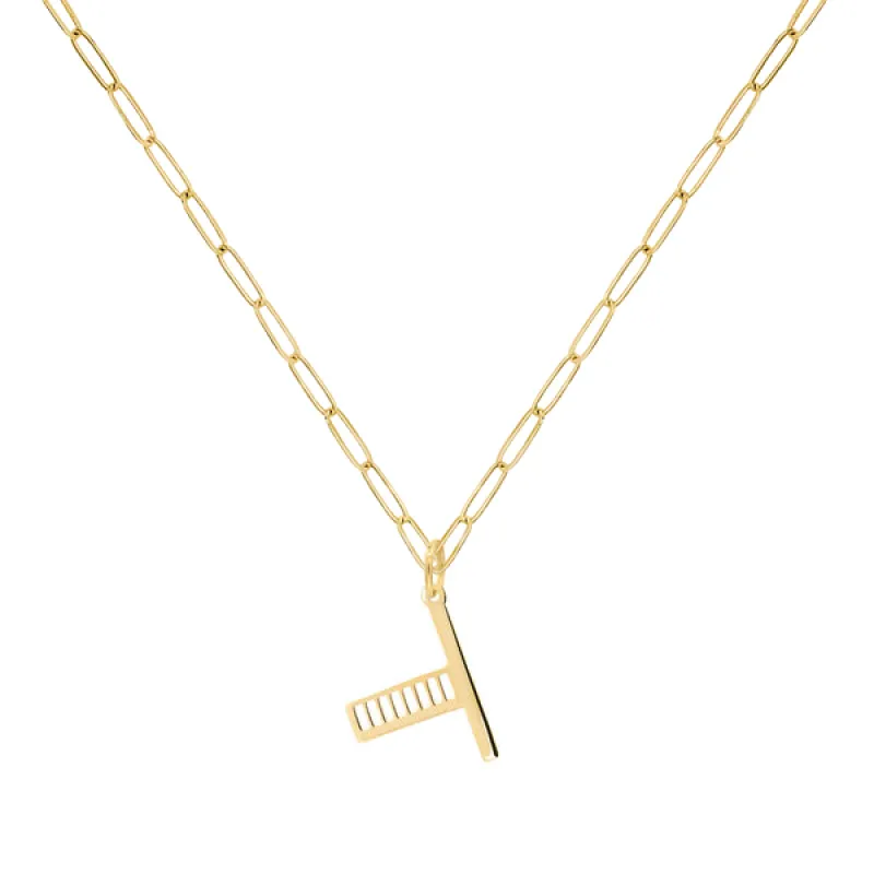 Personalized Essex Letter Pendant in 14k Gold sold by Haverhill