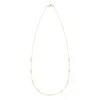 Personalized Classic 9 Birthstone Necklace in 14k Gold sold by Haverhill