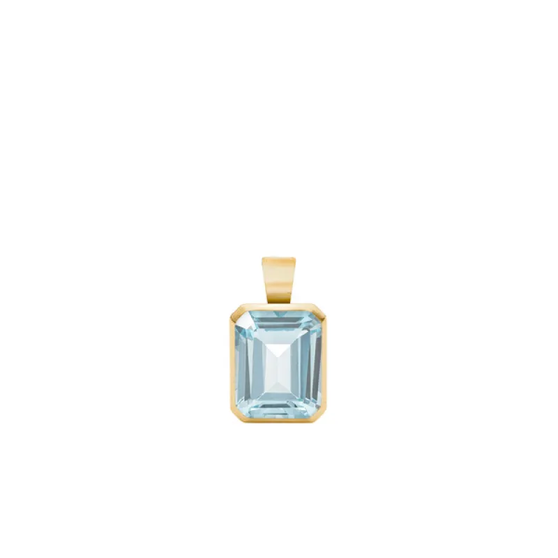 Personalized Warren Birthstone Pendant in 14k Gold sold by Haverhill